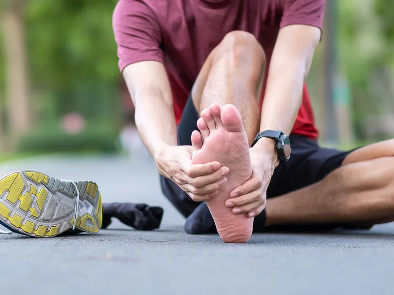 Strong Roots Chiropractic treating plantar fasciitis in Eureka